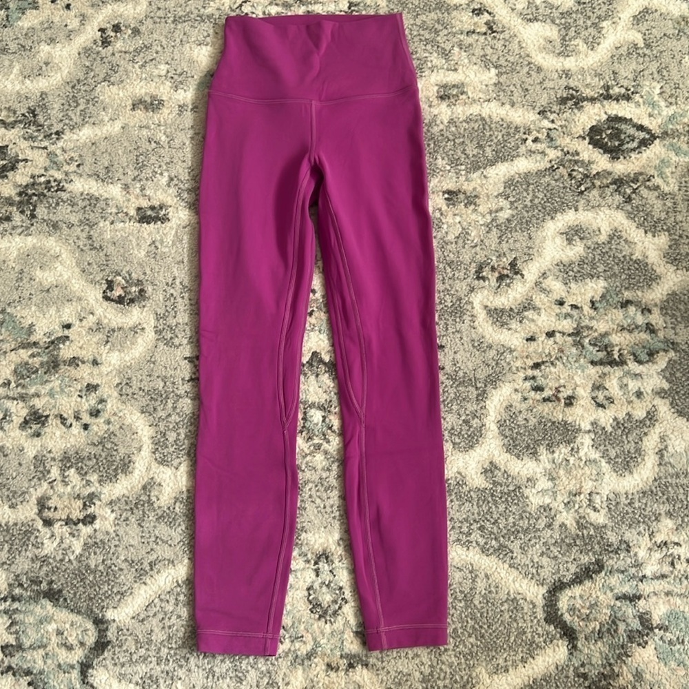 Lululemon Align High-Rise Pant 25" in Vivid Plum